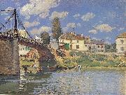 Alfred Sisley Bridge at oil painting